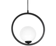 Lubinis šviestuvas Domoletti PENDANT LIGHT KONYA E14 Juodas/Baltas