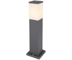 Domoletti Laisvai pastatomas lauko šviestuvas „Corte“, 15 W, E27, IP44, antracito spalvos, 12,4 cm x 45 cm