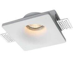 Šviestuvas įleidžiamas Domoletti GYPSUM, GU10, baltas