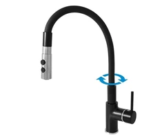 Virtuvinis maišytuvas Domoletti SINK MIXFLEXSPOUT DSE919.5/12CMATC