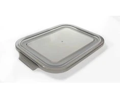Domoletti CONTAINER FOOD RECTANGUL GLASS W LID 1L