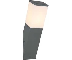 Lauko sieninis šviestuvas Domoletti Corte DH1430, 15W, E27, IP44, antracito spalvos, 8 cm x 33 cm