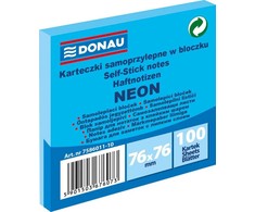 Donau Lipnūs lapeliai 76x76, neon mėlyni