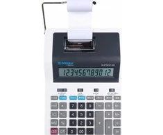 Donau Calculator DONAU TECH spausdinimo skaičiuoklė, 12 skaitmenų ekranas, pritem. 267x202x77mm, balta