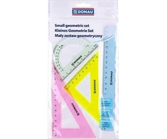 Rinkinys geometryczny DONAU 4 elementy mix kolorów