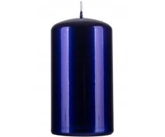 Donau Home Aurora kolonos formos žvakė, 70x130 mm, kobalto spalvos