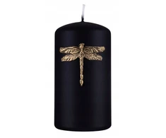 Donau Home „Dragonfly“ formos žvakė, 70 x 130 mm, juoda