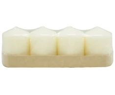 Donau Home Žvakė stulpelis Standard, 58x80mm, 4 vnt., kreminė (45344214-43)