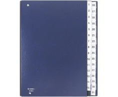 Donau Korrespondentinis aplankas, kartonas, A4, 1-31, laivyno
