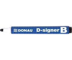 Donau Žymeklis baltai lentai 750 juodas