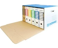 Donau Archyvas dėžutė sustiprinta DONAU, dėžutė, sudėtinė pakuotė, priekyje, mėlyna - 5901498109990