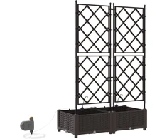 Sodo vazonas 2 pcs Ruda Plienas