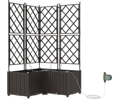 Sodo vazonas 3 pcs Ruda Plienas