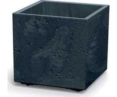 Prosperplast Kvadratinė vazonas imitacija betono 39x39 cm antracito