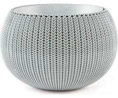 Keter vazonas COZIES KNIT - pilka