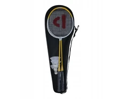 DONNAY - Rinkinys do badmintona w pokrowcu 6 dalys (geltona) (8711252413945_YELLOW)