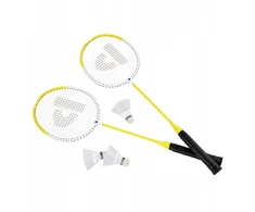 DONNAY - Rinkinys do badmintona w pokrowcu 6 dalys (geltona) (8711252413945_YELLOW)