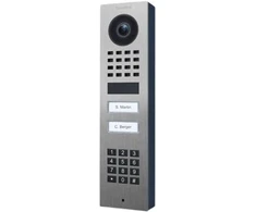 „DoorBird D1102KV“ klaviatūra V2A, Edels. 2 mygtukų, montuojama ant sienos.