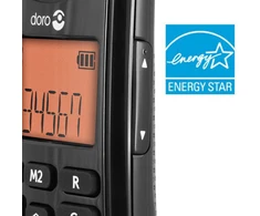 Doro Juodas fiksuotojo ryšio telefonas