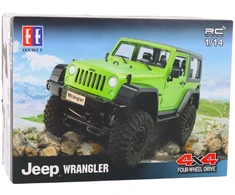 Double E Nuotoliniu būdu valdomas visureigis Jeep Wrangler Rock Crawler 1:14
