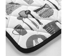 Douceur d`Interieur Cotton virtuvės rankena, silikoniniai sutvirtinimai, 19 x 19 cm