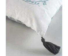 Douceur d`Interieur Dekoratyvinė pagalvėlė su kutais ir raštu, 40 x 40 cm, medvilnė