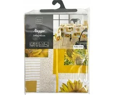 Douceur Dinterieur Interjero dizainas Saulėgrąžų staltiesė SUNFLOWER, 140 x 240 cm, plastikas