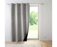 Douceur Dinterieur Interjero dizainas Termo užuolaidos su kilpomis VELVET, dvigubas mikropluošto vilnos sluoksnis, 140 x 260 cm