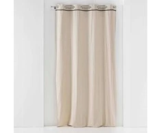 Douceur Dinterieur Interjero dizaino Užuolaidos su kilpomis LINETTE, medvilnė, blizgi, 135 x 240 cm