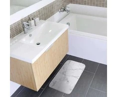 Douceur Dinterieur Interjero dizaino vonios kilimėlis 45x75 cm baltas
