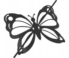 Douceur d`Interieur Juoda užuolaidų segtukas BUTTERFLY, 1 vnt