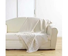 „Douceur d`Interieur“ KREMINIO ANTLODŽIO PLED – AUKSINIS SAULĖLYDŽIS 125x150