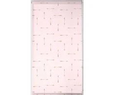 Douceur d`Interieur Langų užuolaidos su indišku motyvu, 60 x 180 cm, rožinė