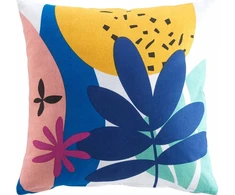 Douceur d`Interieur medvilninė dekoratyvinė pagalvė su PAPAYA raštu, 45 x 45 cm