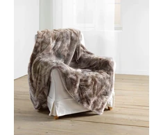 Douceur d`Interieur Minkšta dirbtinio kailio antklodė, BEIGE