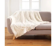Douceur Dinterieur Minkštas dirbtinio kailio apklotas interjero dizainui, MOUTON, 180 x 220 cm