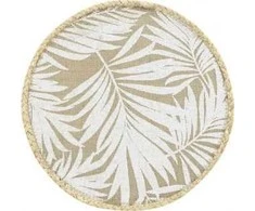 Douceur d`Interieur PALAM ROUND PAD, CREAM, DIA. 38