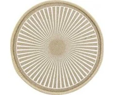 Douceur d`Interieur SOLEIMIO ROUND PAD, CREAM, DIA. 38