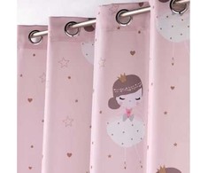 Douceur d`Interieur READY CURTAIN – PETITE PRINCESSE Rožinis 140x260