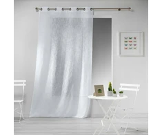 Douceur d`Interieur Svetainės užuolaidos su lino efektu 140 x 240 cm, HALTON, balta