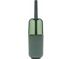 Tualeto šepetys Douceur d`Interieur su plastikine talpa, chaki, 10 x 37,5 cm