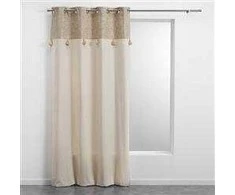 Douceur Dinterieur Interjero dizaino Boho užuolaidos SULTANCURTAIN, su ąselėmis, su kutais, 140 x 240 cm
