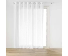Douceur Dinterieur Vidinė uždanga su kilpomis, lino efektas, HALTONA, 240 x 240 cm