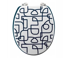 WC dangtis Douceur d`Interieur WC dangtis LABYRINTHE, MDF, 37,5 x 46 cm