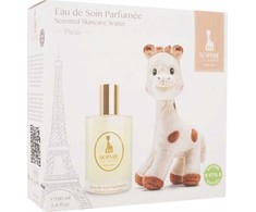Sophie La Girafe Sophie La Girafe Eau de Soin rinkinys vaikams (parfumuota kūno dulksna Eau De Soin, 100 ml + pliušinis žaisliukas)
