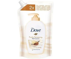 Dove Pampering Sviestmedžių aliejumi &amp; Vanilla Liquid Soap moterims, 500 ml