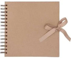Dp Craft DEKORACIJŲ ALBUMAS 20,5 CM X 20,5 CM - KRAFT (40 LAPŲ)