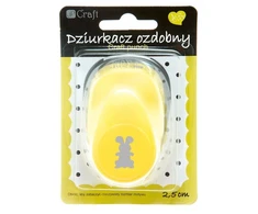 DP Craft dekoratyvinis skylmušas 2,5 cm kiškis