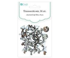 Dallprint Varpeliai metaliniai,sidabriniai MIX,30vnt.