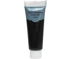 Dallprint Akriliniai dažai 120ml, juodi